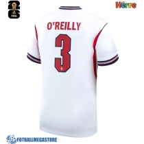 Fotballdrakt Herre England Nico O'Reilly #3 Hjemmedrakt VM 2026 Kortermet